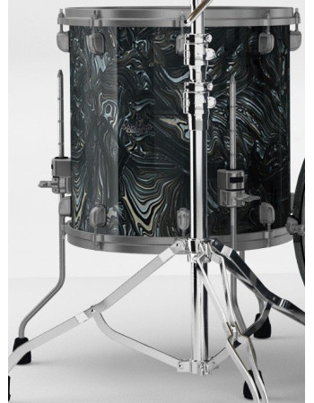 Tama MRF1816U-CCL Starclassic Maple Duracover Wrap Floor Tom 18 - Charcoal Swirl