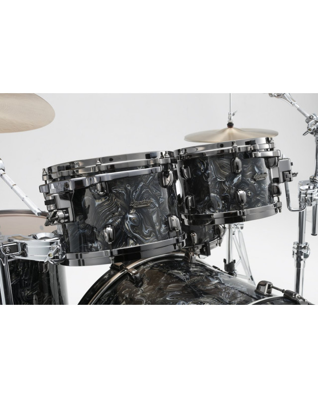 Tama MRT1411BN-CCL Starclassic Maple Duracover Wrap Rack Tom 14 - Charcoal Swirl