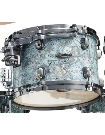 Tama MRT1412BN-SLW Starclassic Maple Duracover Wrap Rack Tom 14 - Sky Blue Swirl