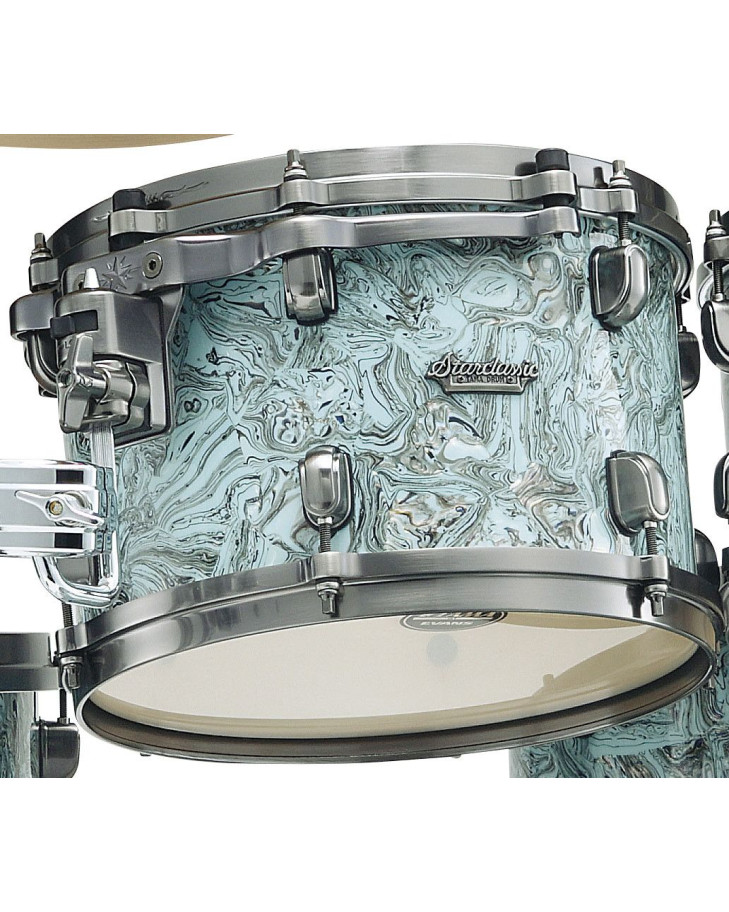 Tama MRT1412U-SLW Starclassic Maple Duracover Wrap Rack Tom 14 - Sky Blue Swirl