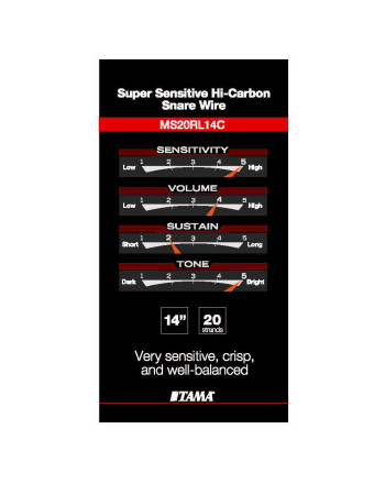 Tama MS20RL14C snare-carpet 14