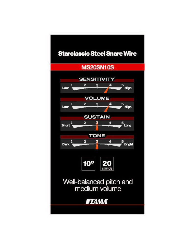 Tama MS20SN10S snare-carpet 10