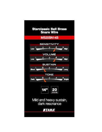 Tama MS20SN14B snare-carpet 14