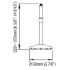 Tama MS30BK Iron Works Tour Series Table Top Microphone Stand