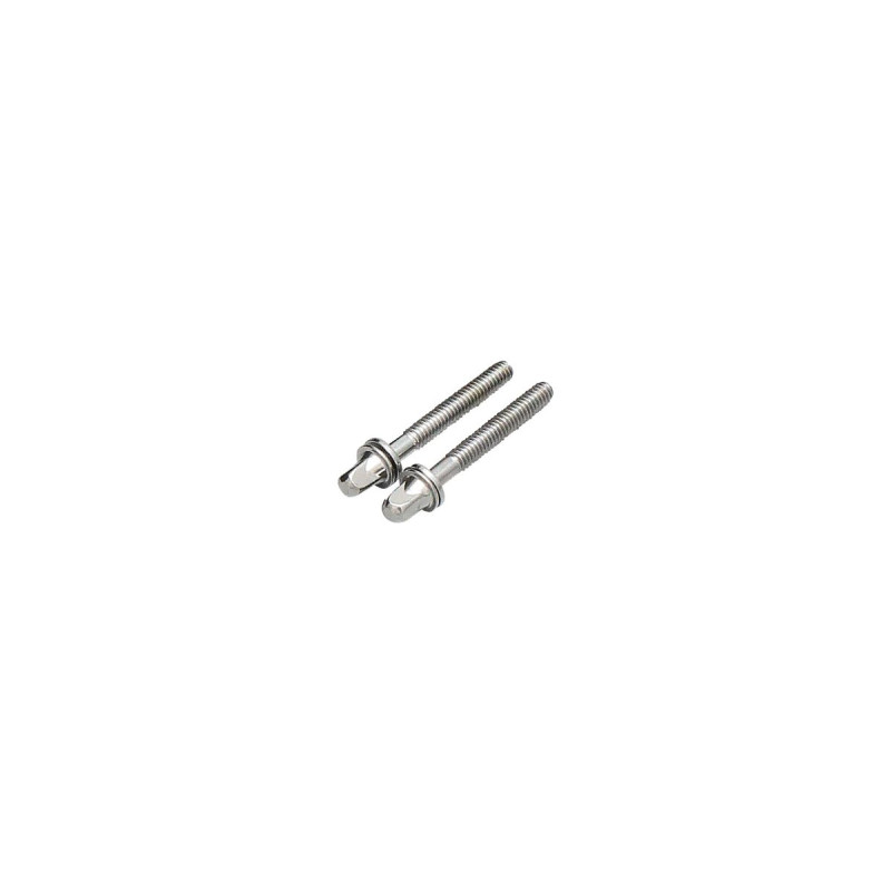 Tama MS642SHPH Tension bolt W7/32xL42mm w/ metal washer (2pcs/set) - Brushed Nickel