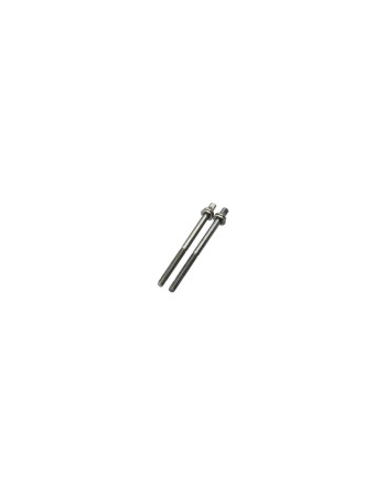 Tama MS676SHPBN Tension bolt W7/32 x 76mm w/ metal washer for Gong Bass Drum (2pcs/set) since 2022 model - Black Nickel
