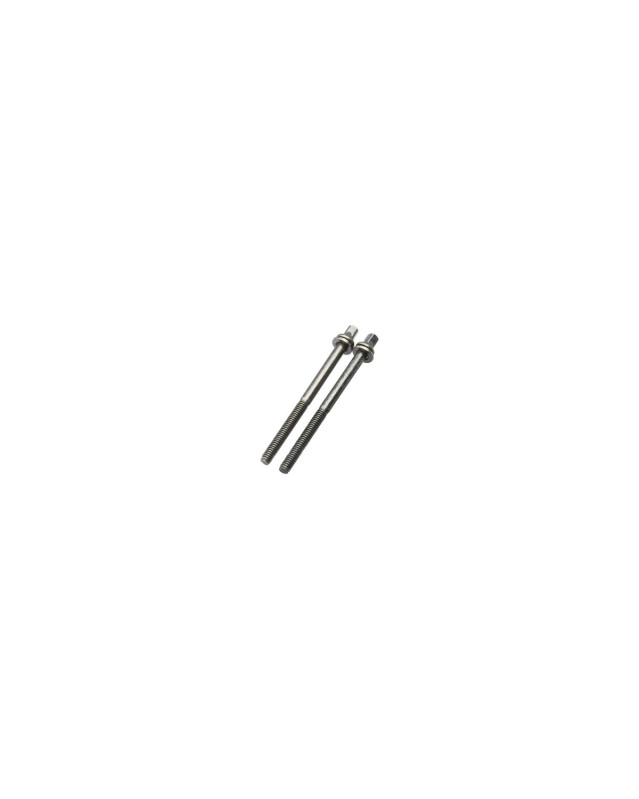 Tama MS676SHPBN Tension bolt W7/32 x 76mm w/ metal washer for Gong Bass Drum (2pcs/set) since 2022 model - Black Nickel