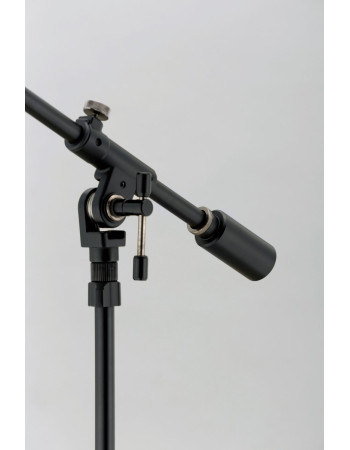 Tama MS734ELBK Iron Works Studio Series Microphone Stand - Extra low Telescoping Boom Stand (3/8