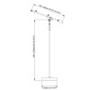Tama MS736RBK Iron Works Studio Series Round Base Telescoping Boom Microphone Stand