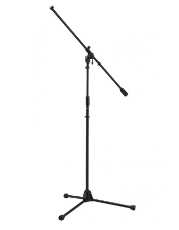 Tama MS737BK Iron Works Studio Series Microphone Stand - Extra Long Boom Arm (3/8