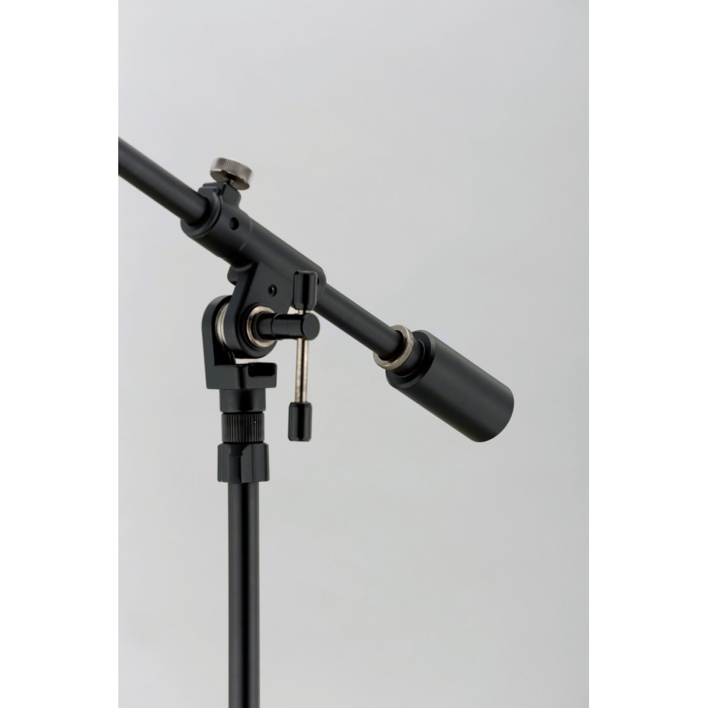 Tama MS737BK Iron Works Studio Series Microphone Stand - Extra Long Boom Arm (3/8