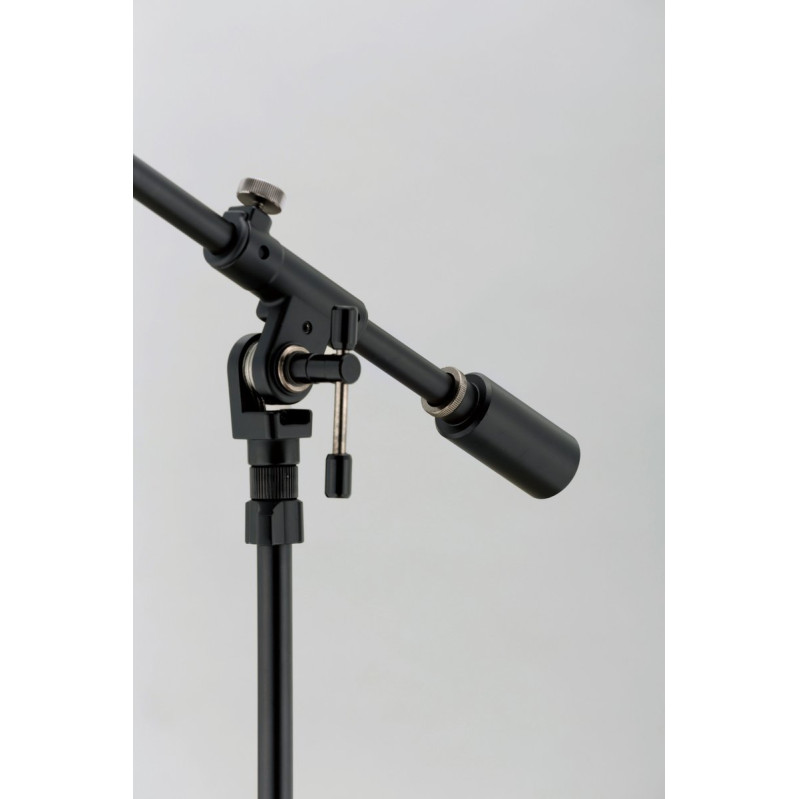 Tama MS737BK Iron Works Studio Series Microphone Stand - Extra Long Boom Arm (3/8