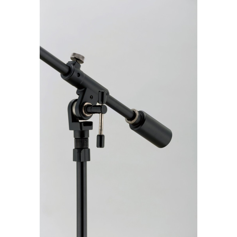 Tama MS737BK Iron Works Studio Series Microphone Stand - Extra Long Boom Arm (3/8