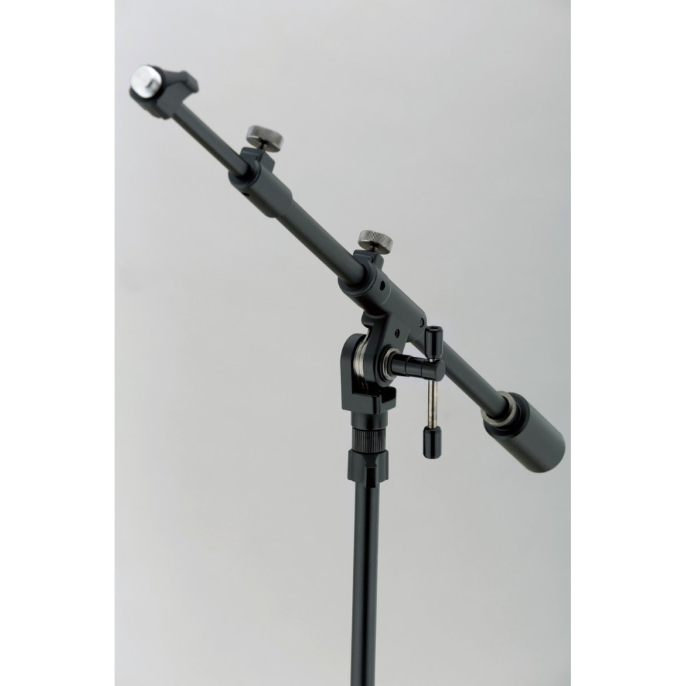 Tama MS737BK Iron Works Studio Series Microphone Stand - Extra Long Boom Arm (3/8