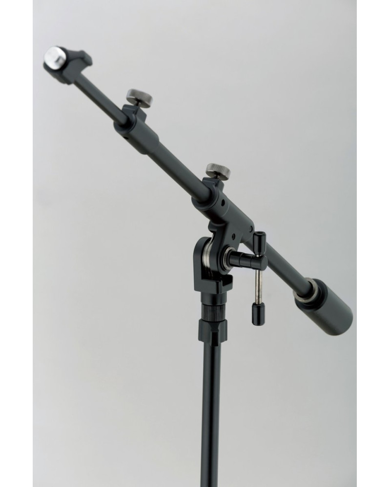 Tama MS737BK Iron Works Studio Series Microphone Stand - Extra Long Boom Arm (3/8