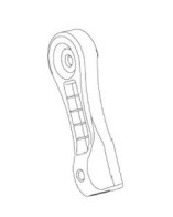 Tama MSB601 Mounting Bassdrumlegs Spur Bracket Only