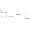 Tama MSPIPT2 Bass Drum Legs for Imperialstar (2019-)