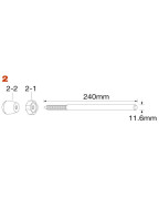 Tama MSPIPT2 Bass Drum Legs for Imperialstar (2019-)