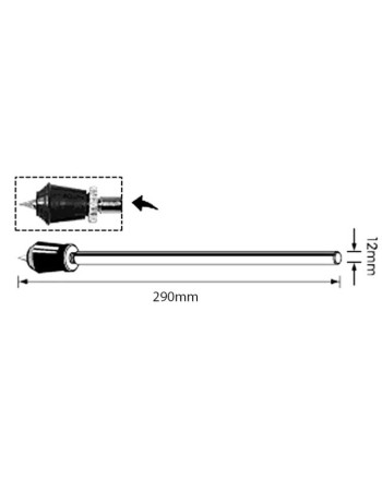 Tama MSPRMT Bassdrum Spurs for Rhythm Mate - 2 pcs.