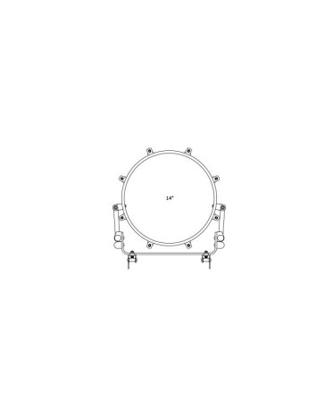 Tama R4TL-SBK Starlight Marching Solo Tenor Drum 14