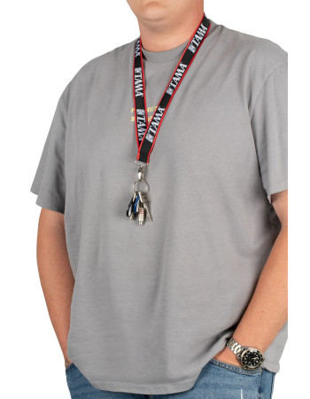 Tama TAMA-LANYARD Lanyard - Red/Black with white logo