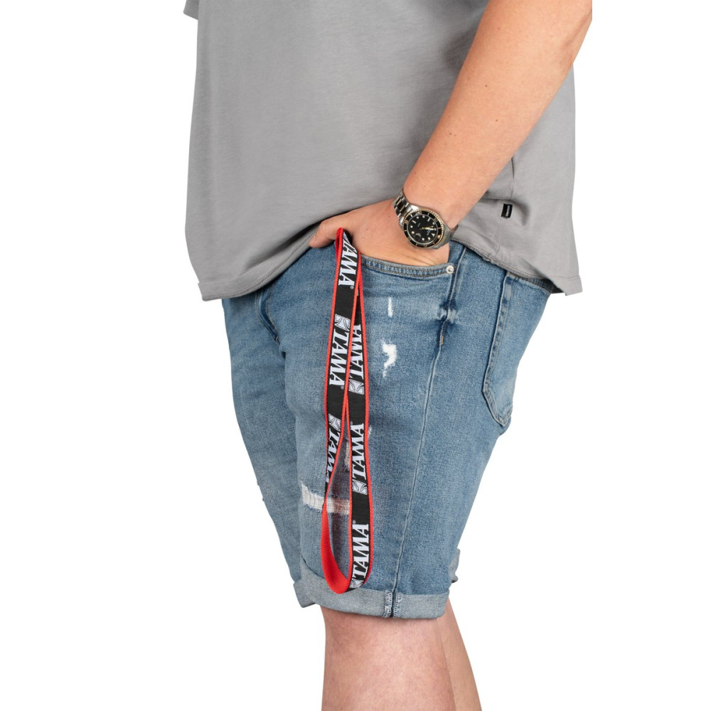 Tama TAMA-LANYARD Lanyard - Red/Black with white logo