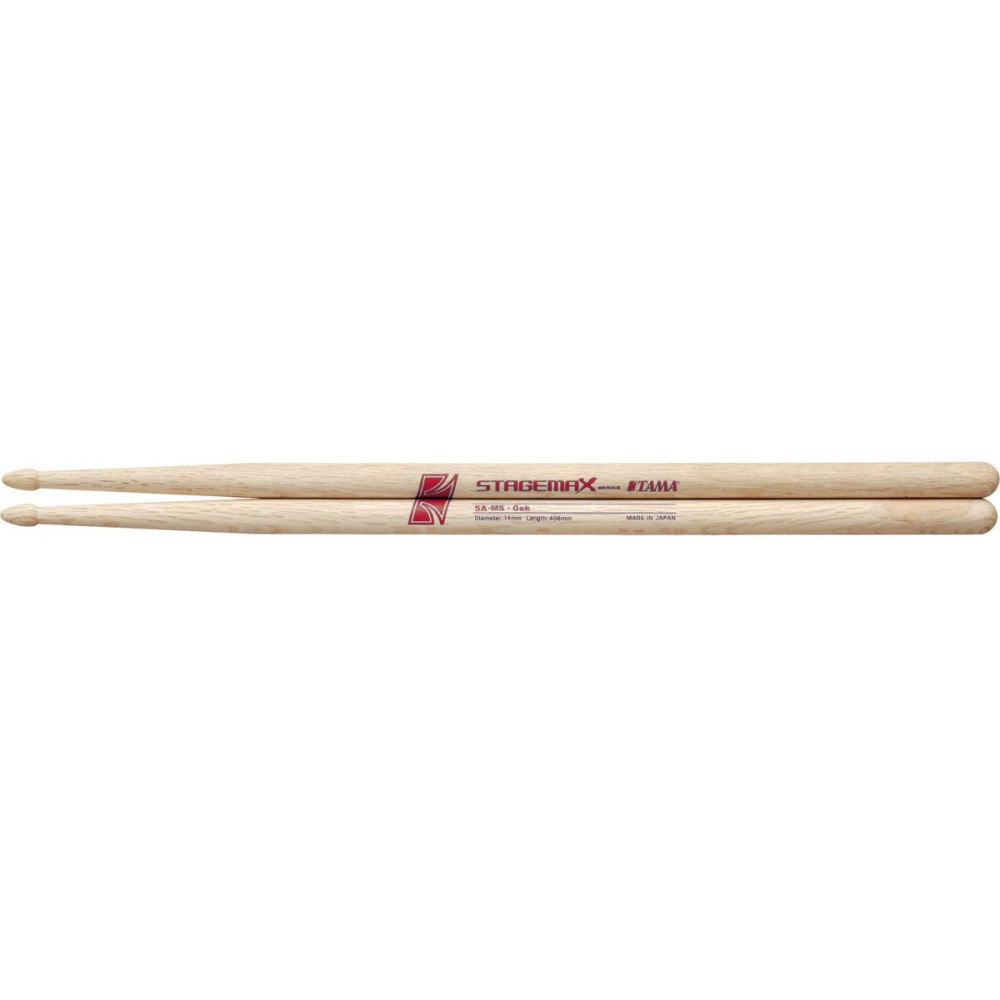 Tama TAMA-O5A-MS Stagemax Series Drumsticks - unlackiert