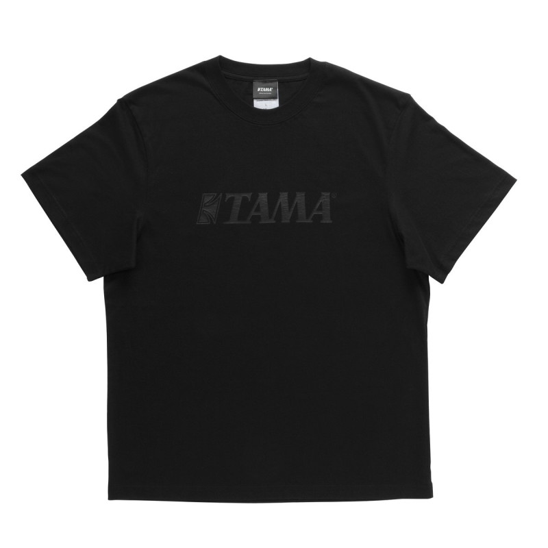 Tama TAMT007S T-Shirt Black with Black Logo Size S