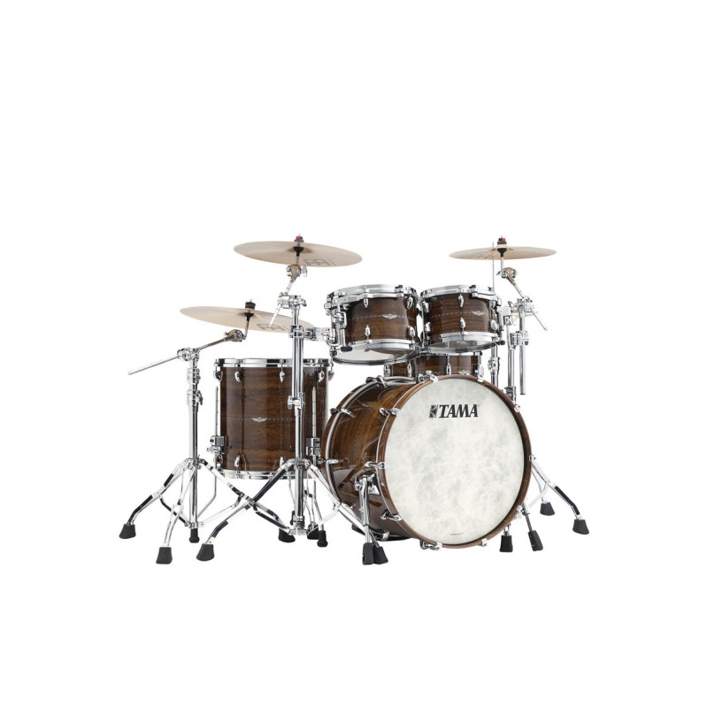 Tama TB42RZSS-LNTI STAR Bubinga Shell Kit 4 pcs - Natural Indian Laurel/Chrome HW