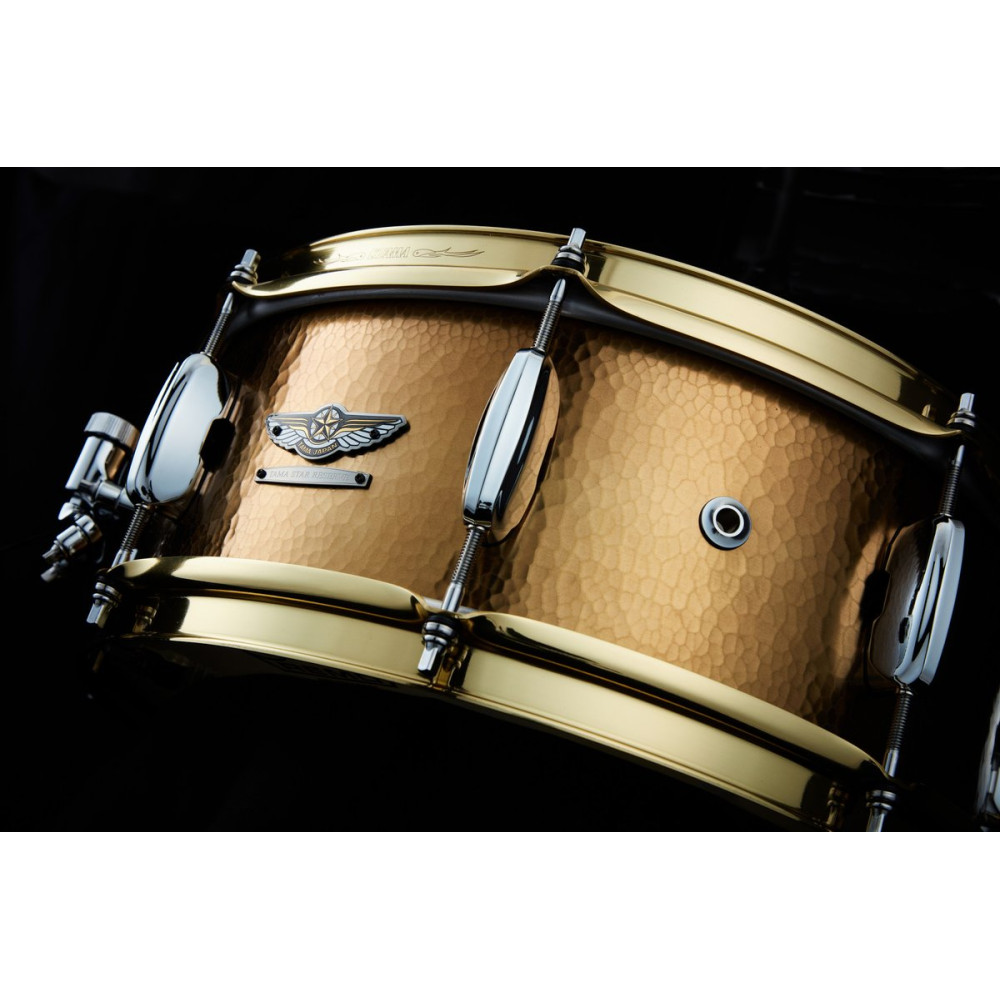 Tama TBRS1455H STAR Reserve Hand Hammered Brass Snare Drum 14