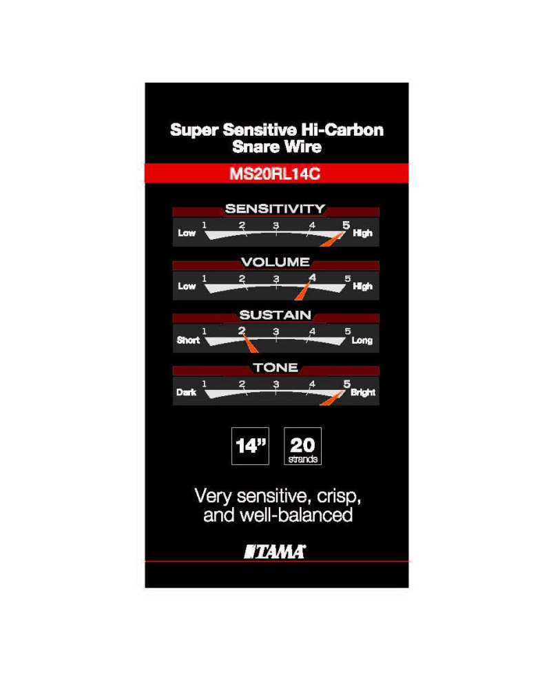 Tama TBS1455S-PBK STAR Bubinga Snare Drum 14