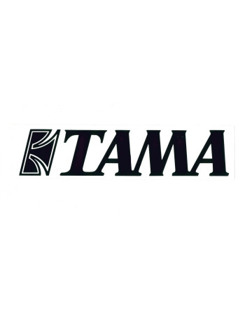 Tama TLS100BK sticker black on white background - 24,5 cm x 6 cm