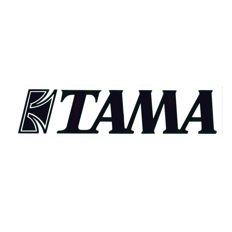 Tama TLS70BK Logo Sticker 35mm x 150mm - black