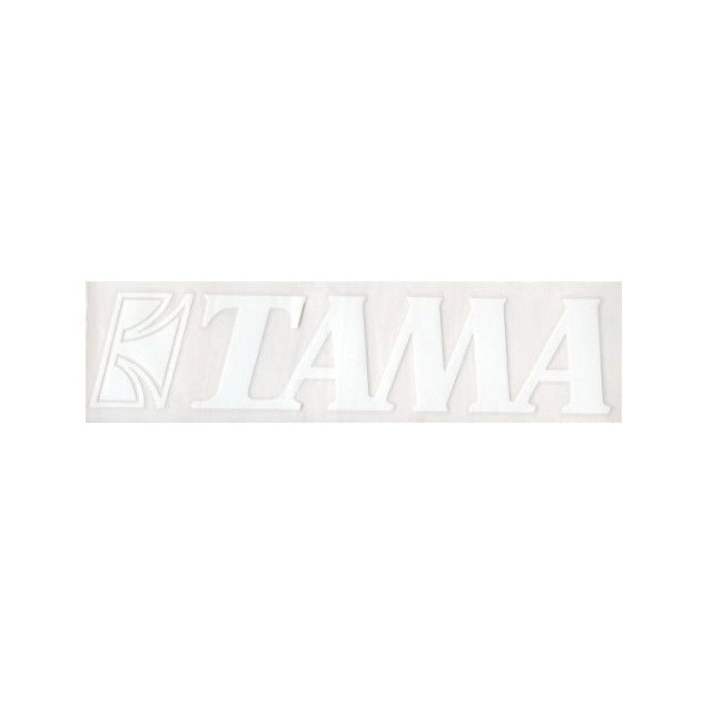 Tama TLS70WH Logo Sticker 35mm x 150mm - white