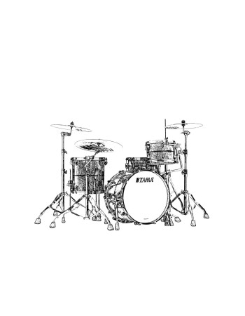 Tama TM30CZSS-ATW STAR Maple Shell Kit 3 pcs - Antique White/Chrome HW
