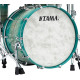 Tama TM42RZSS-RECB STAR Maple Shell Kit 4 pcs - Emerald Sea Curly Maple Burst/Chrome HW