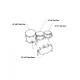 Tama TM42RZSS-RECB STAR Maple Shell Kit 4 pcs - Emerald Sea Curly Maple Burst/Chrome HW
