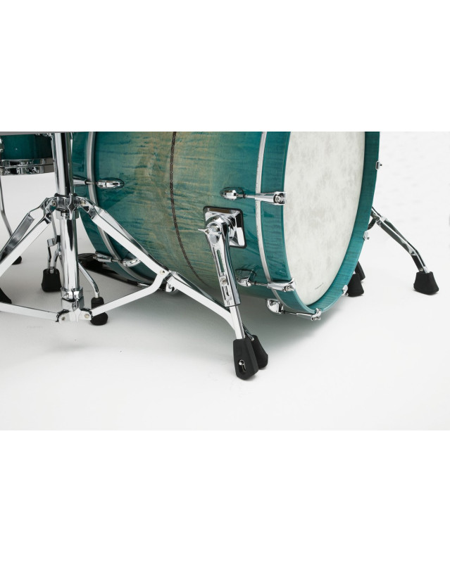 Tama TM42RZSS-RECB STAR Maple Shell Kit 4 pcs - Emerald Sea Curly Maple Burst/Chrome HW