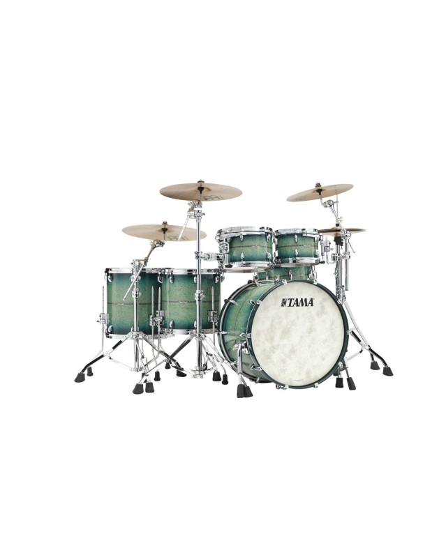 Tama TM52RZSS-CBT STAR Maple Factory Vault Shell Kit 5 pcs. - Cerulean Bird's Eye Maple/Chrome HW
