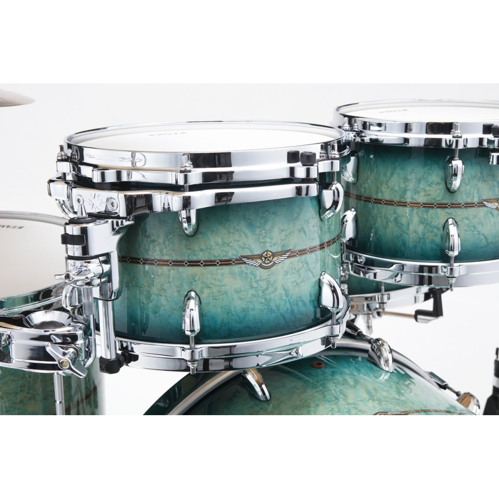 Tama TM52RZSS-CBT STAR Maple Factory Vault Shell Kit 5 pcs. - Cerulean Bird's Eye Maple/Chrome HW