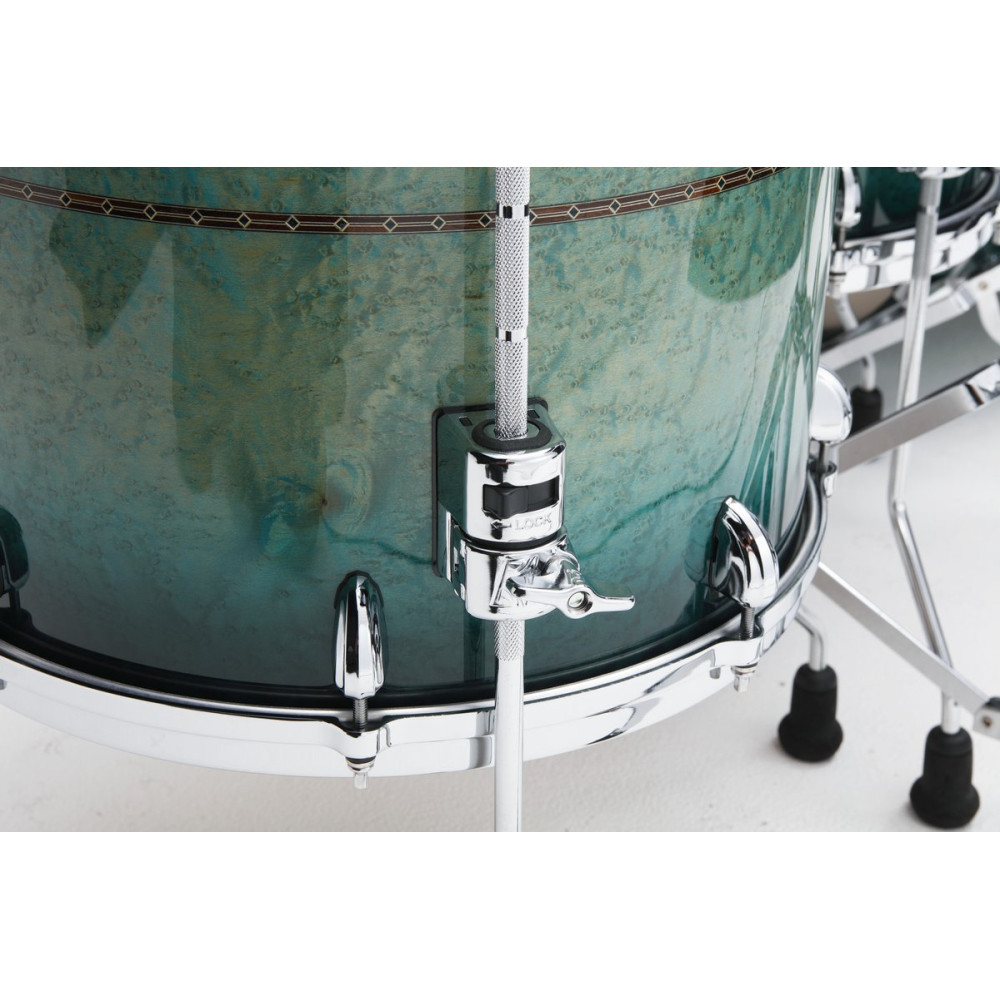 Tama TM52RZSS-CBT STAR Maple Factory Vault Shell Kit 5 pcs. - Cerulean Bird's Eye Maple/Chrome HW
