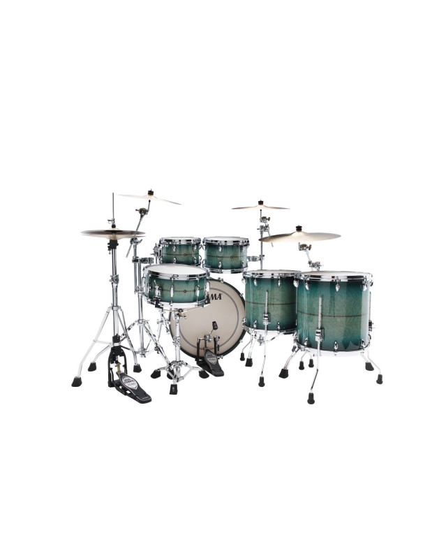 Tama TM52RZSS-CBT STAR Maple Factory Vault Shell Kit 5 pcs. - Cerulean Bird's Eye Maple/Chrome HW