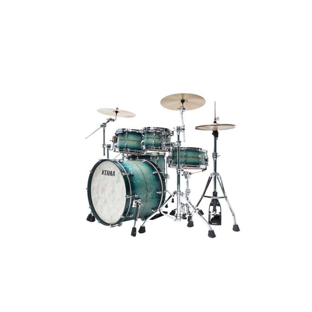 Tama TM52RZSS-CBT STAR Maple Factory Vault Shell Kit 5 pcs. - Cerulean Bird's Eye Maple/Chrome HW