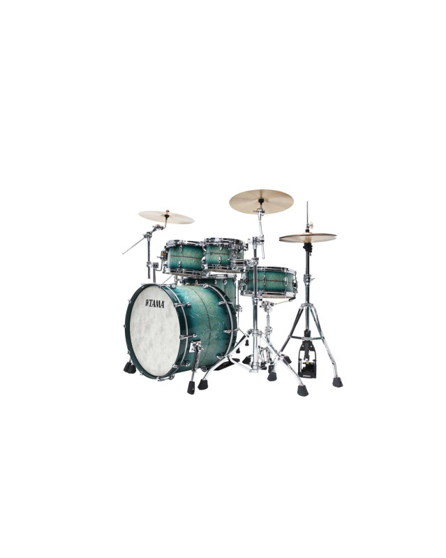 Tama TM52RZSS-CBT STAR Maple Factory Vault Shell Kit 5 pcs. - Cerulean Bird's Eye Maple/Chrome HW
