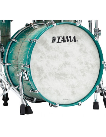 Tama TMB2017S-RECB STAR Maple Bass Drum 20 - Emerald Sea Curly Maple Burst
