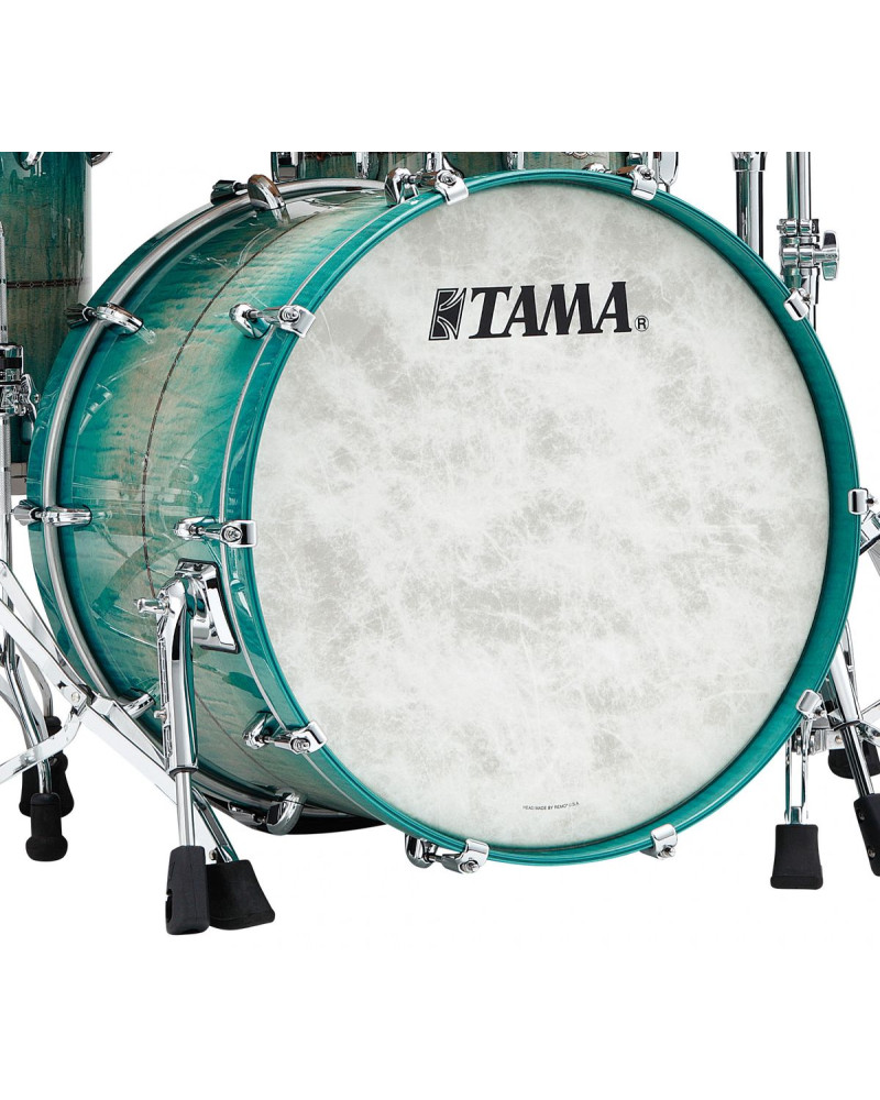 Tama TMB2017S-RECB STAR Maple Bass Drum 20 - Emerald Sea Curly Maple Burst