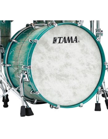 Tama TMB2018S-RECB STAR Maple Bass Drum 20 - Emerald Sea Curly Maple Burst