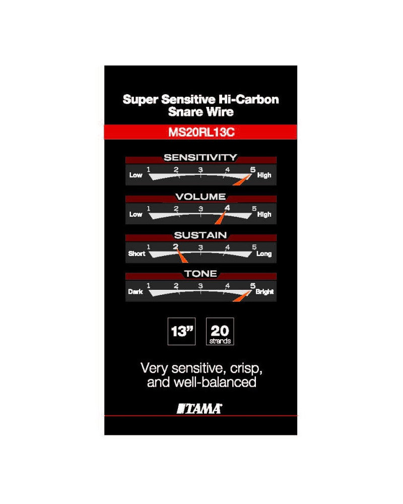 Tama TMS136S-RECB STAR Maple Snare Drum 13