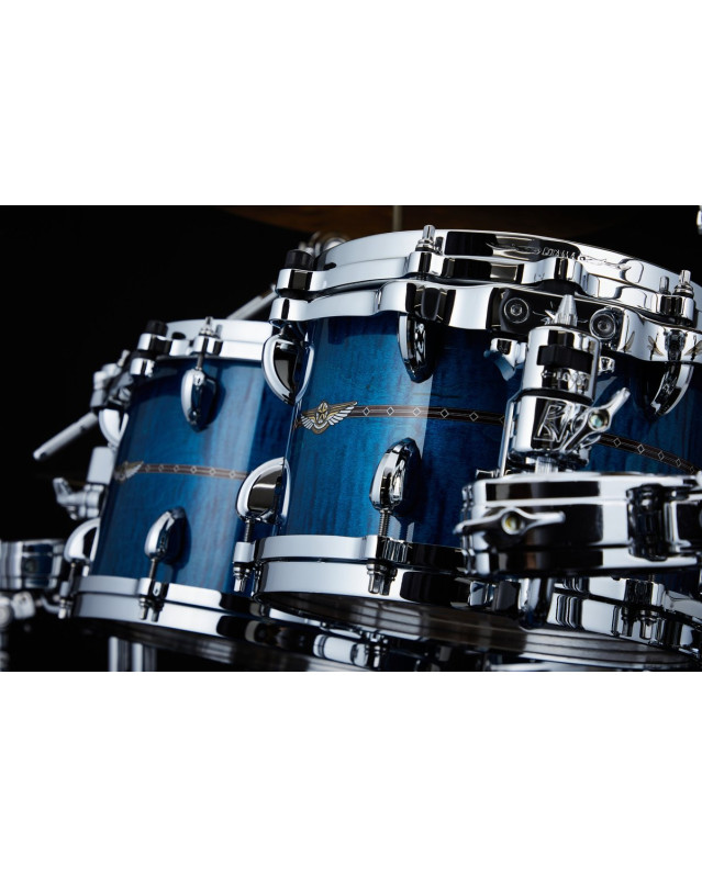 Tama TMT1010D-ROLC STAR Maple Rack Tom 10 - Ocean Blue Curly Maple