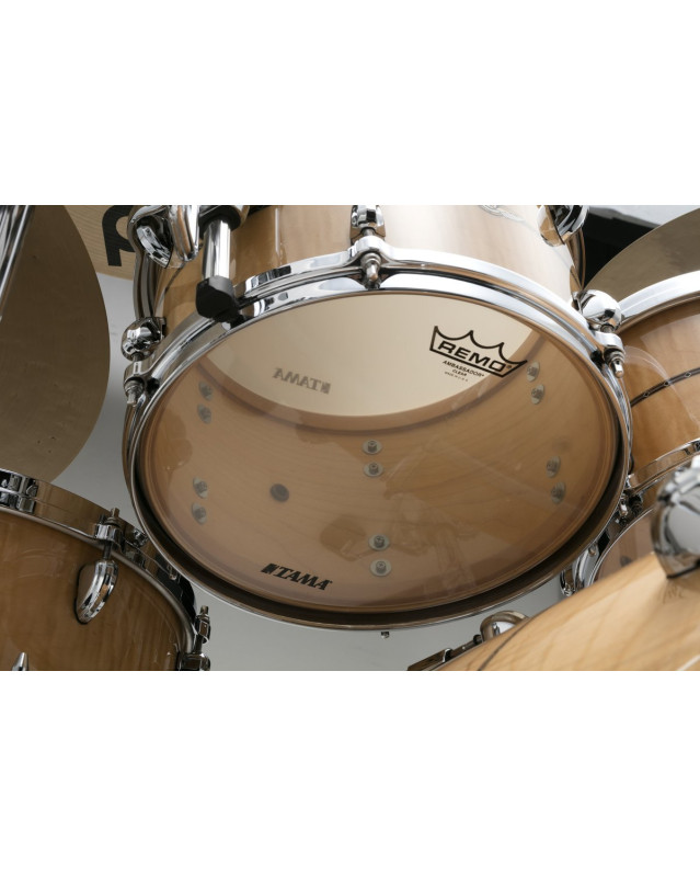 Tama TMT1208S-RGCM STAR Maple Rack Tom 12 - Gloss Natural Curly Maple
